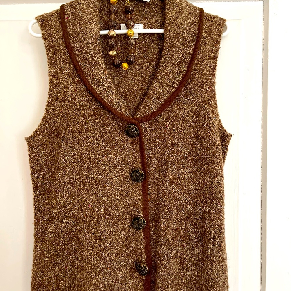 Christopher and Banks’s Tweed Vest